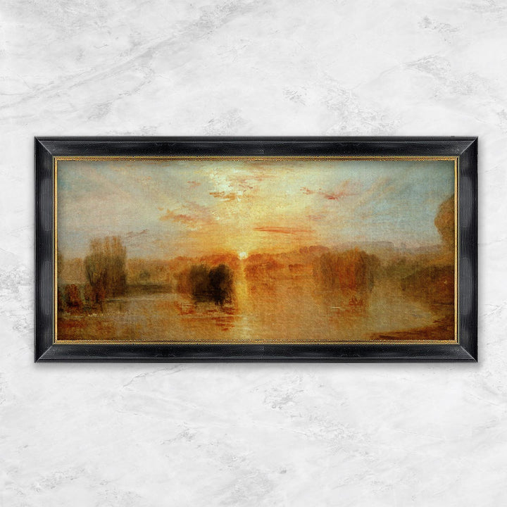 "Der See, Petworth, Sonnenuntergang; Studie" | William Turner