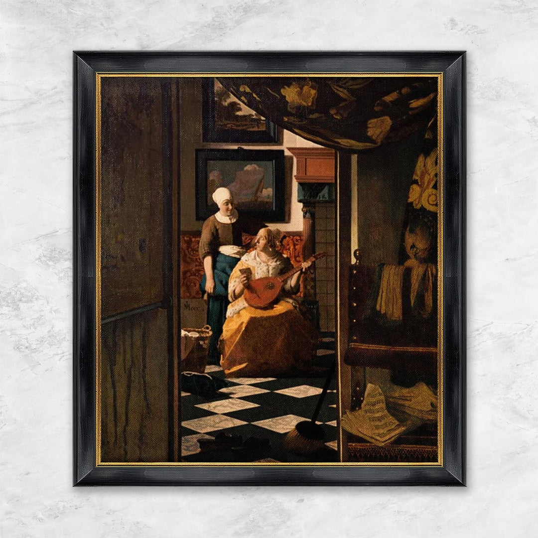 "Der Liebesbrief" | Johannes Vermeer