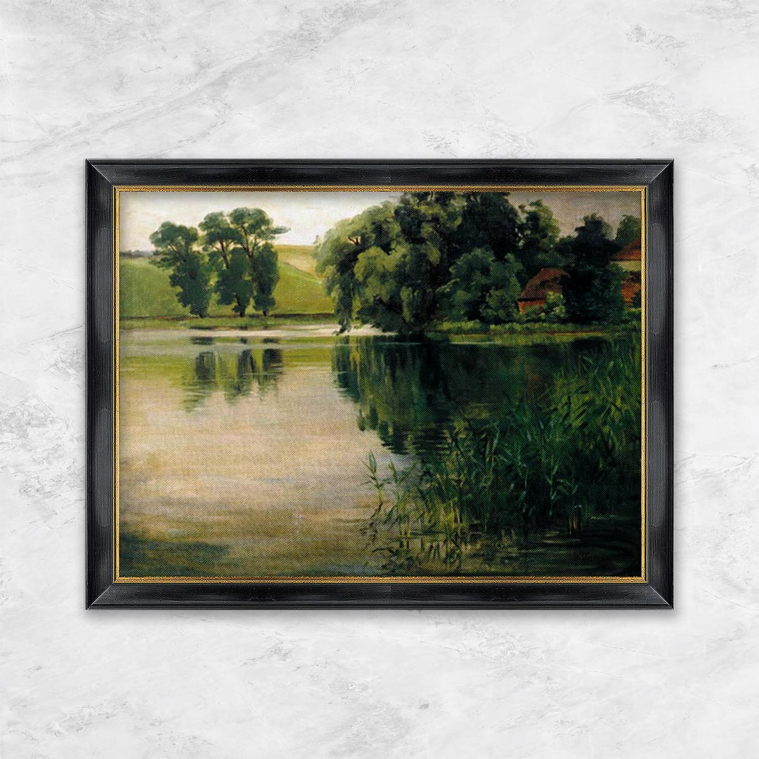 "An einem kleinen See" | Wilhelm Trübner