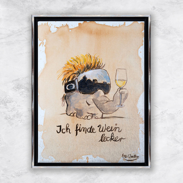 "Ich finde Wein lecker" | Otto Waalkes Giclée Original