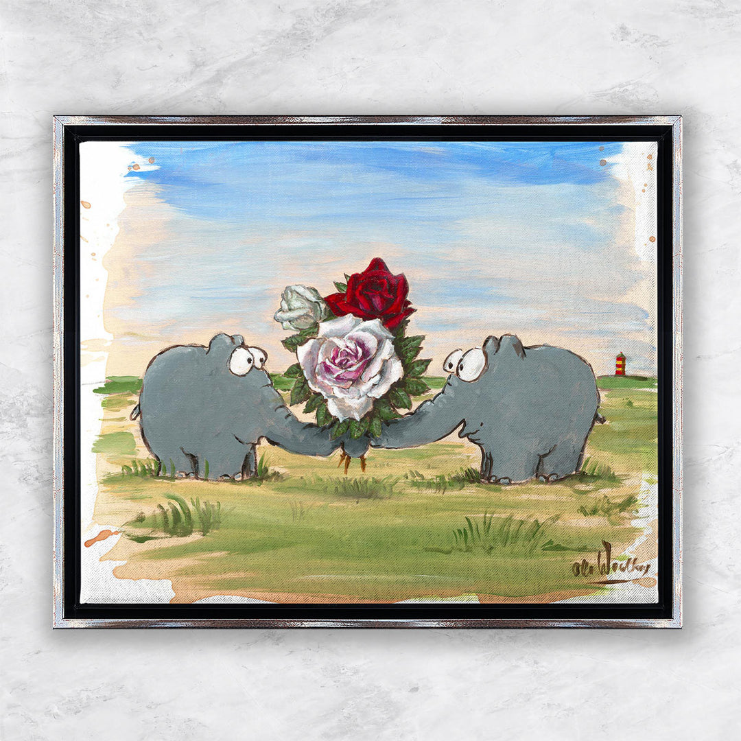 "La vie en rose" | Otto Waalkes Giclée Original