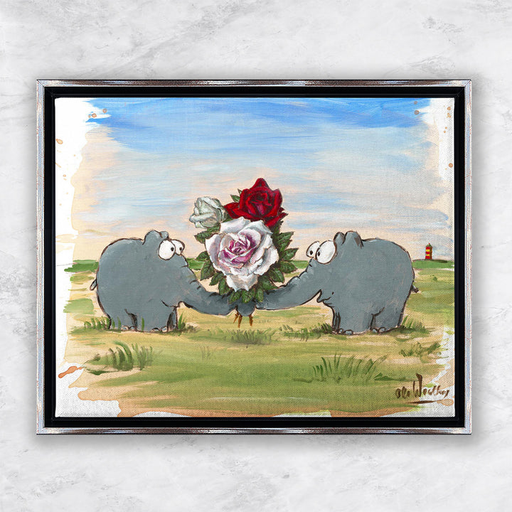 "La vie en rose" | Otto Waalkes Giclée Original