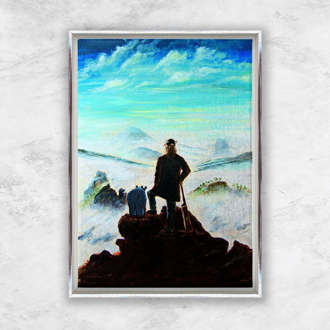 "Zwei Wanderer über dem Nebelmeer" | Otto Waalkes