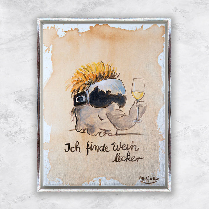 "Ich finde Wein lecker" | Otto Waalkes Giclée Original