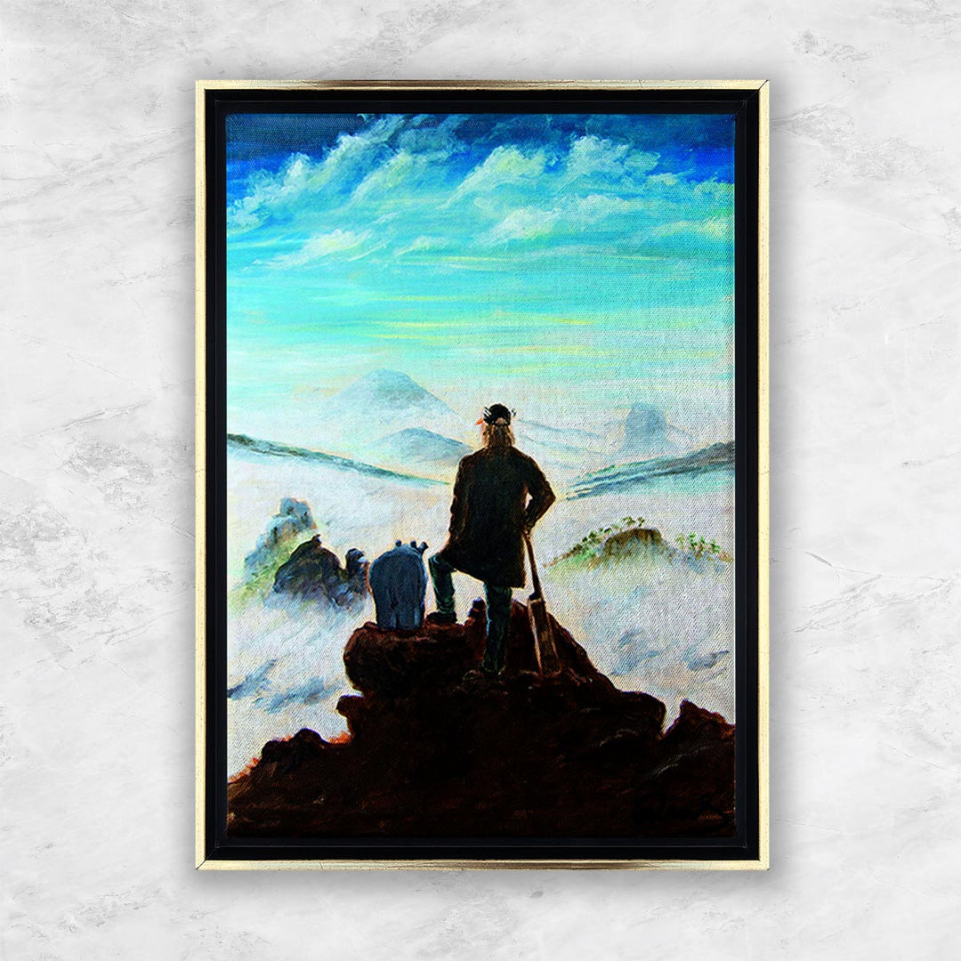 "Zwei Wanderer über dem Nebelmeer" | Otto Waalkes