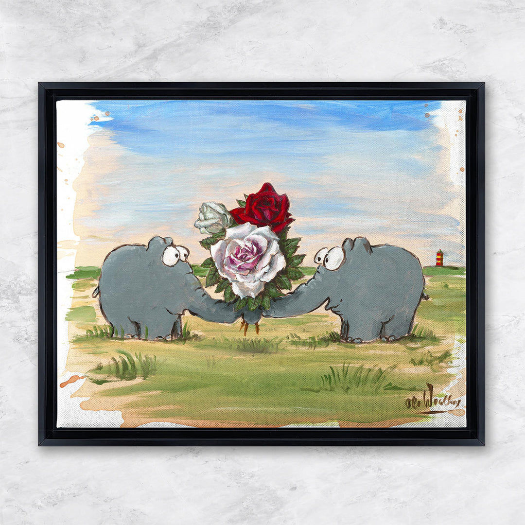 "La vie en rose" | Otto Waalkes Giclée Original