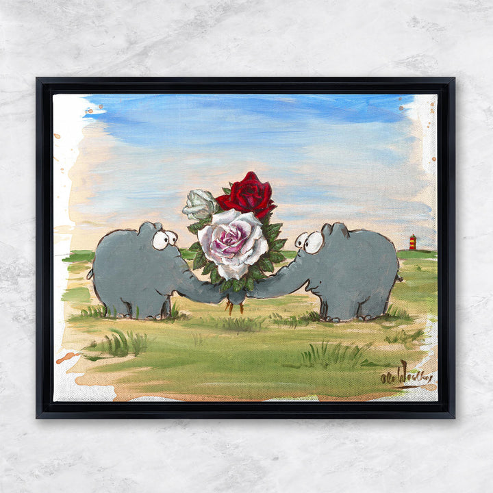 "La vie en rose" | Otto Waalkes Giclée Original