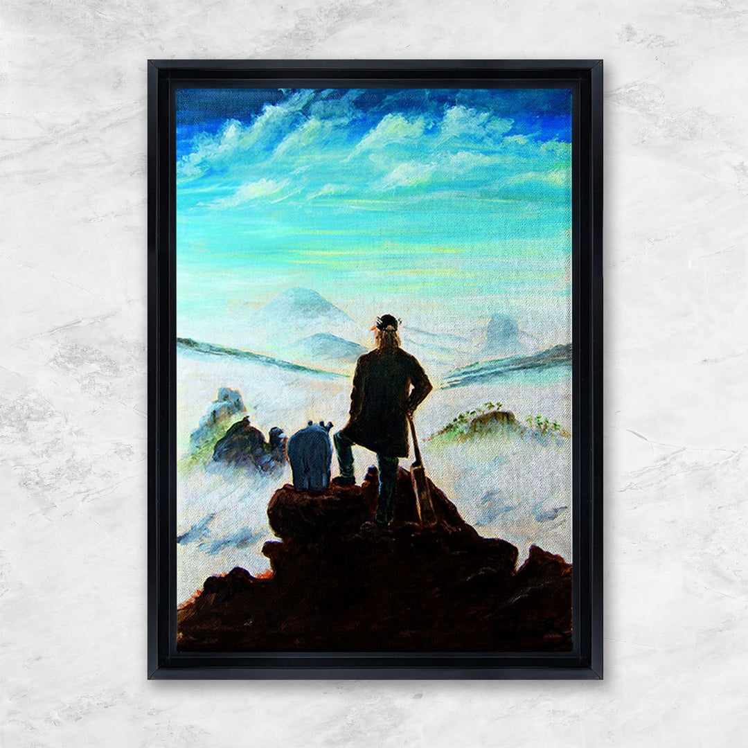 "Zwei Wanderer über dem Nebelmeer" | Otto Waalkes