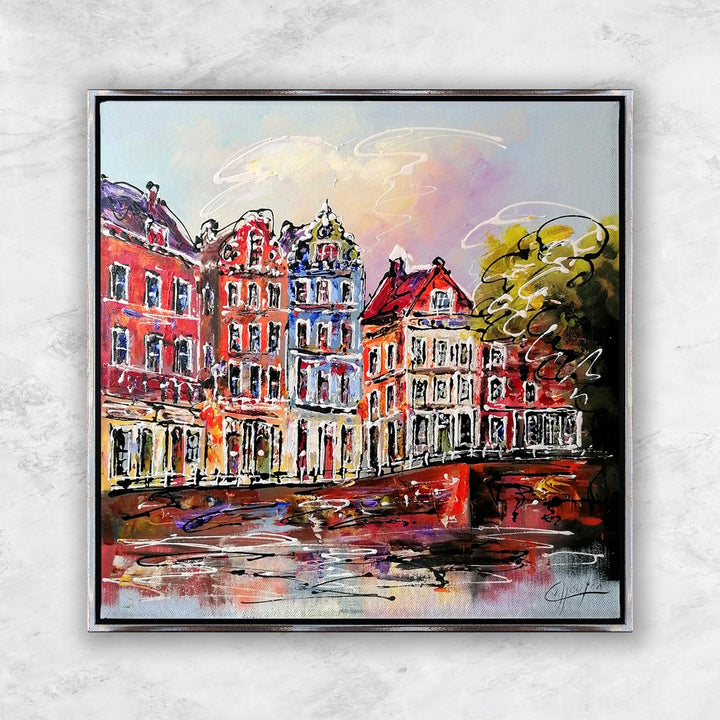 "Bunte Häuser am Kanal 2" | Van Houten