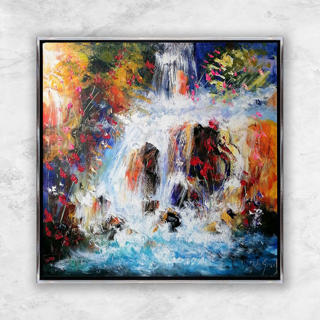 "Blütentanz am Wasserfall II" | Jochem De Graaf