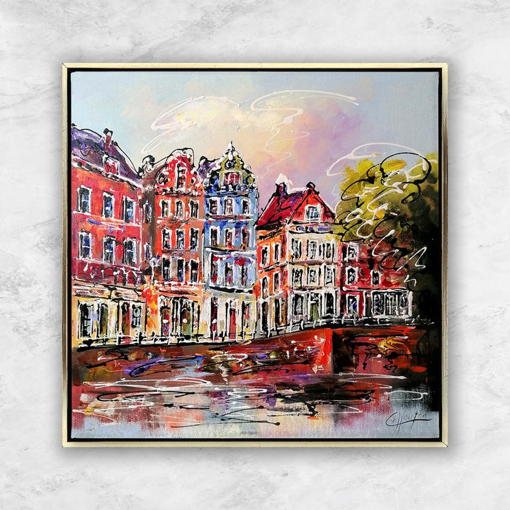 "Bunte Häuser am Kanal 2" | Van Houten