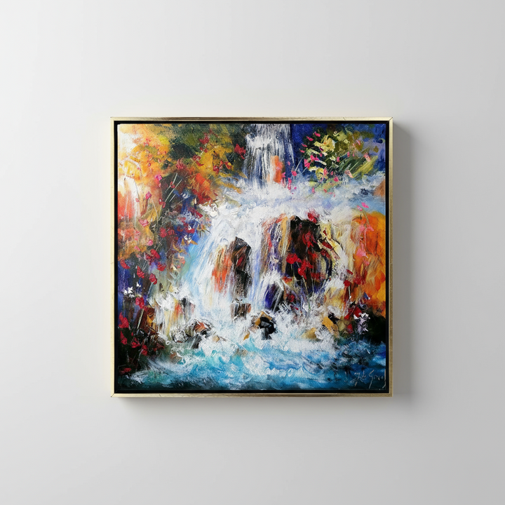 "Blütentanz am Wasserfall II" | Jochem De Graaf