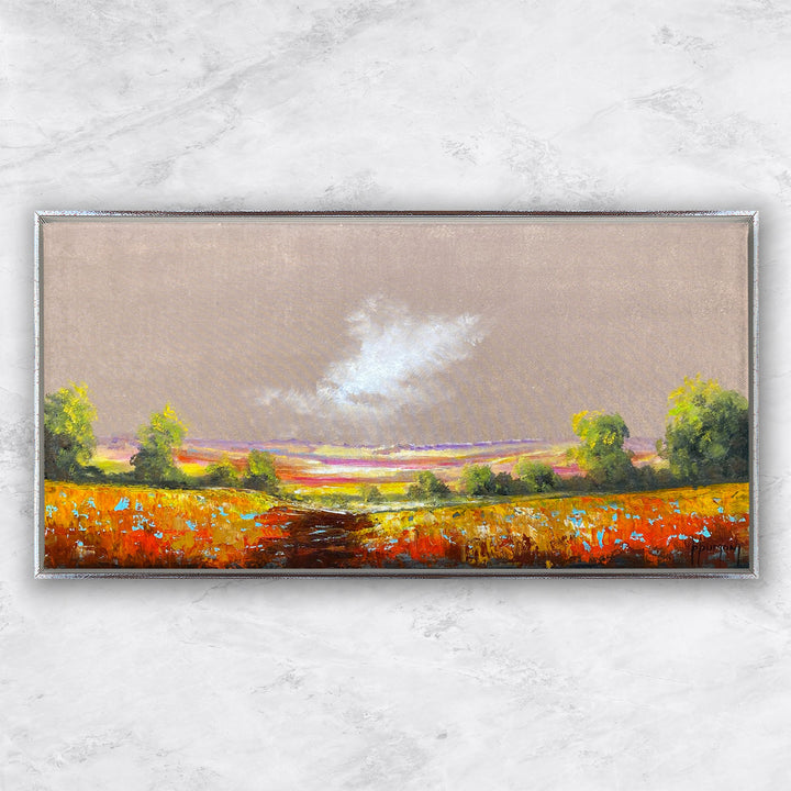 "Landschaft nach Sonnenuntergang" | D. Dumont