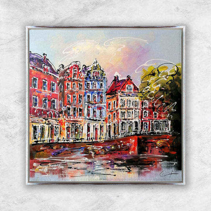 "Bunte Häuser am Kanal 2" | Van Houten