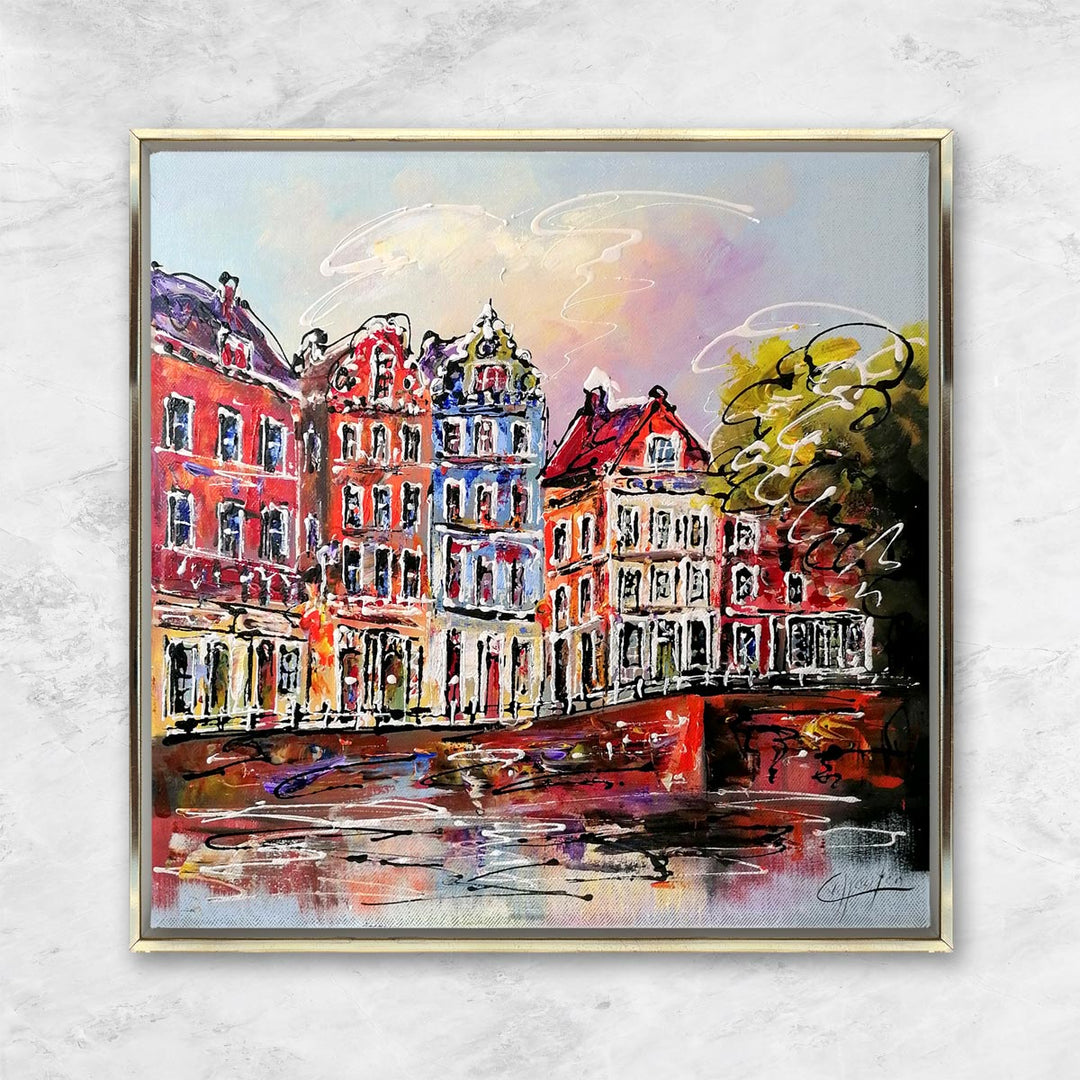 "Bunte Häuser am Kanal 2" | Van Houten