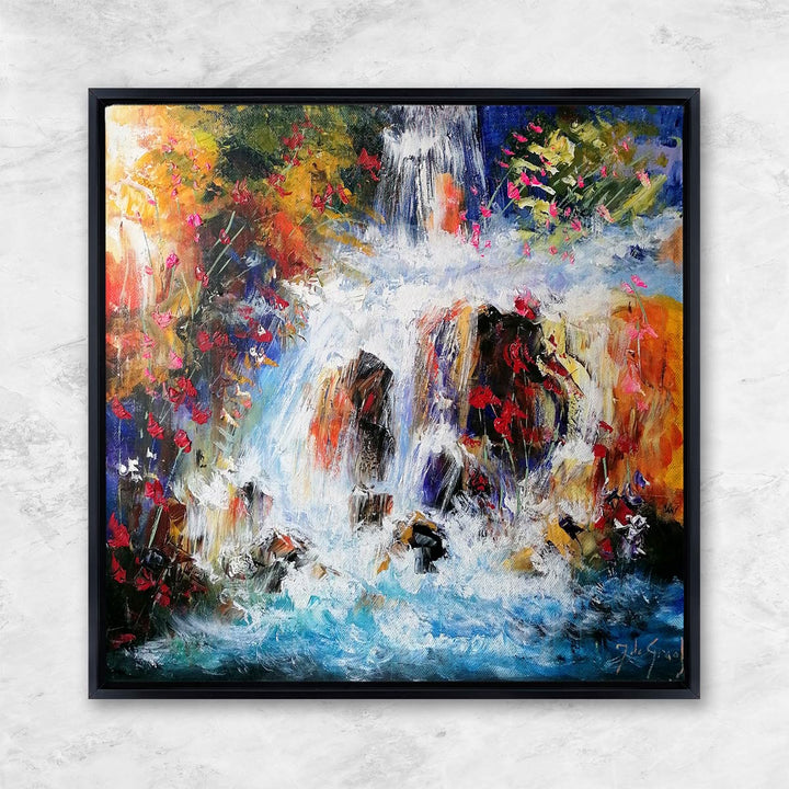 "Blütentanz am Wasserfall II" | Jochem De Graaf