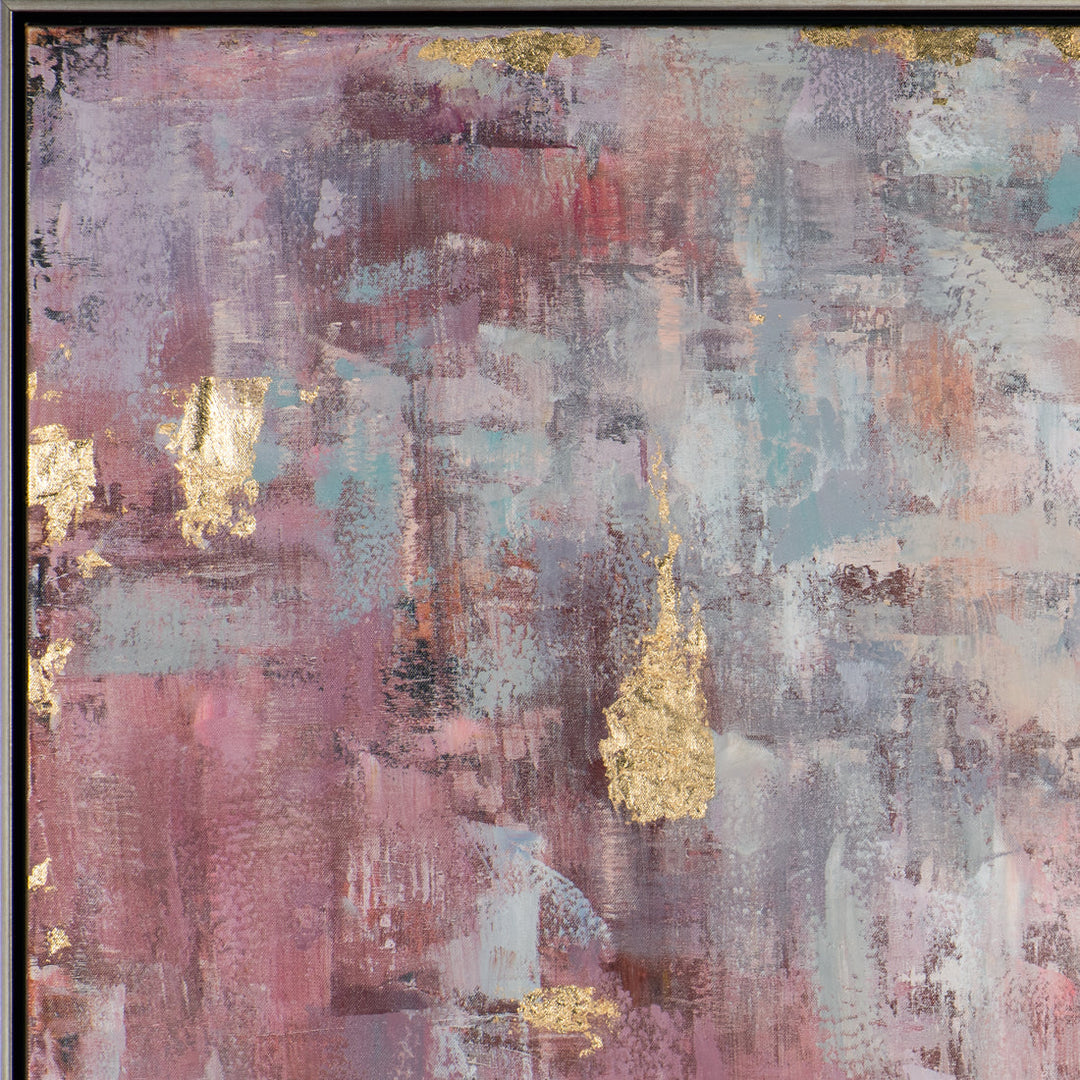Abstrakt in Rose mit Gold