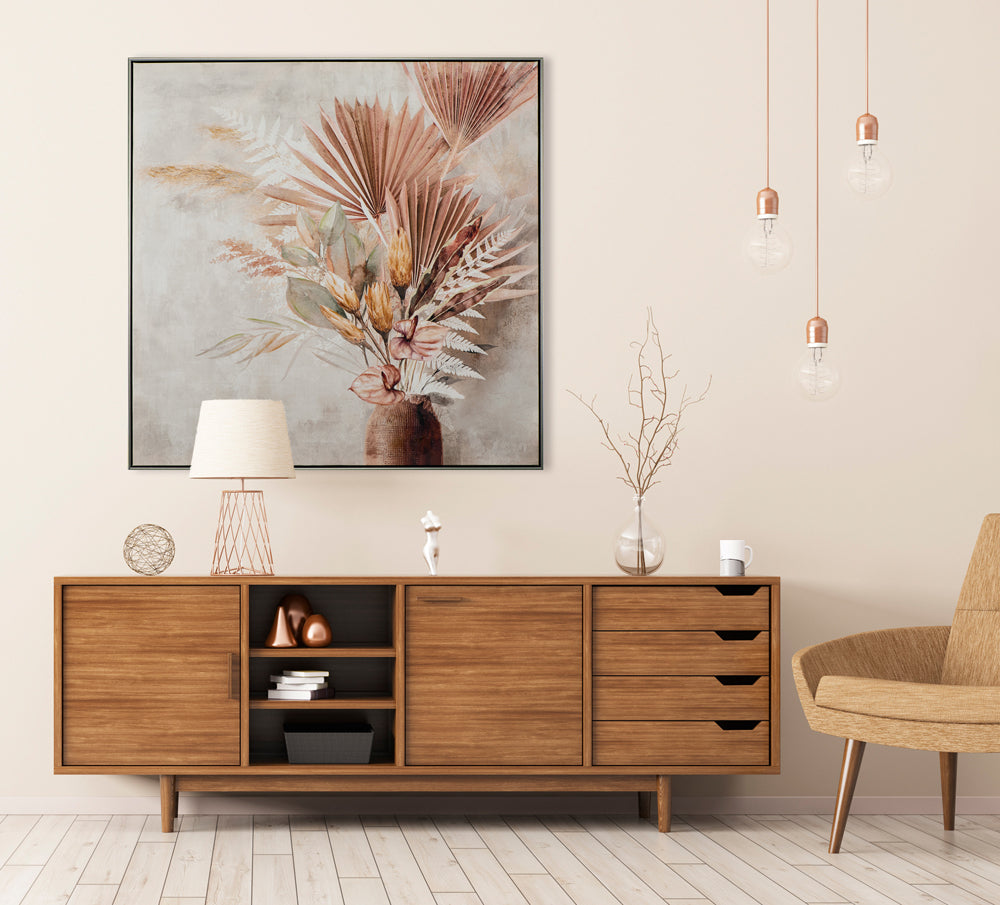 Palmblätter in Vase