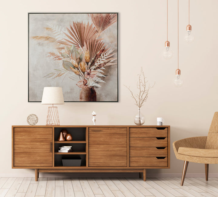 Palmblätter in Vase