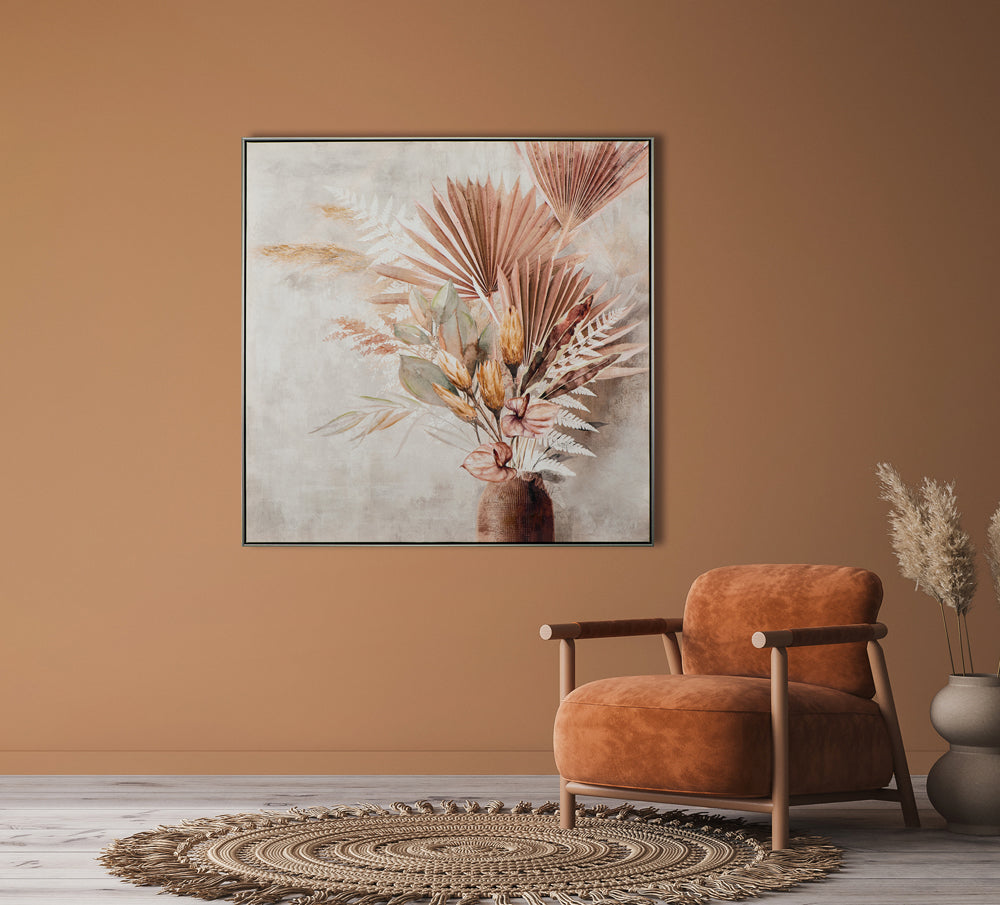 Palmblätter in Vase