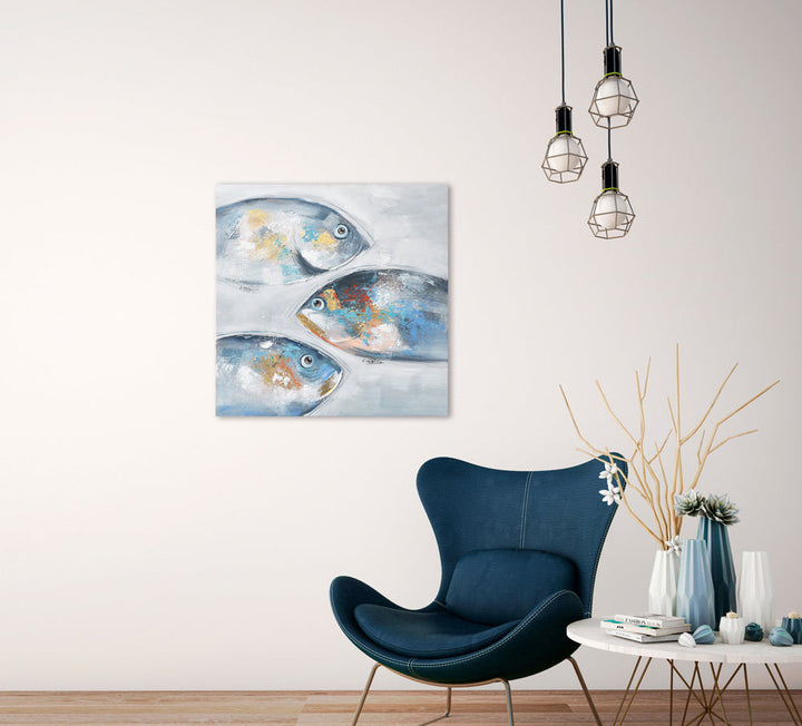 Goldblaue Fische