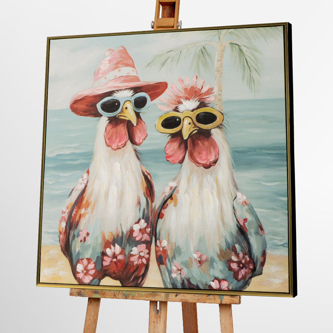 Chicks in the caribbean