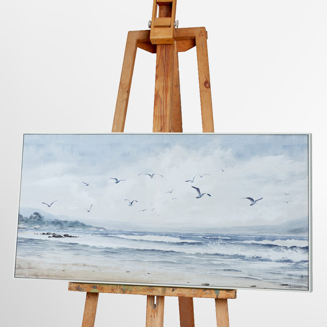 Flug über dem Meer