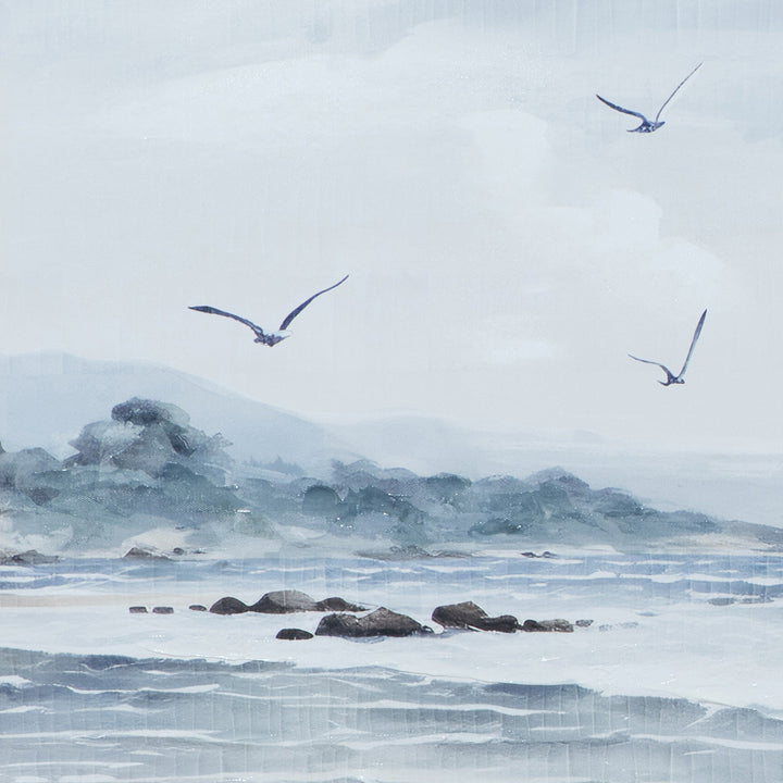Flug über dem Meer