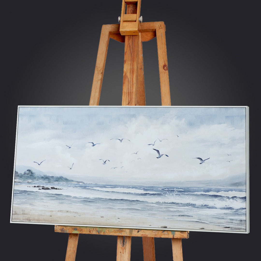 Flug über dem Meer