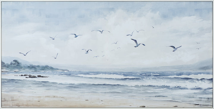 Flug über dem Meer