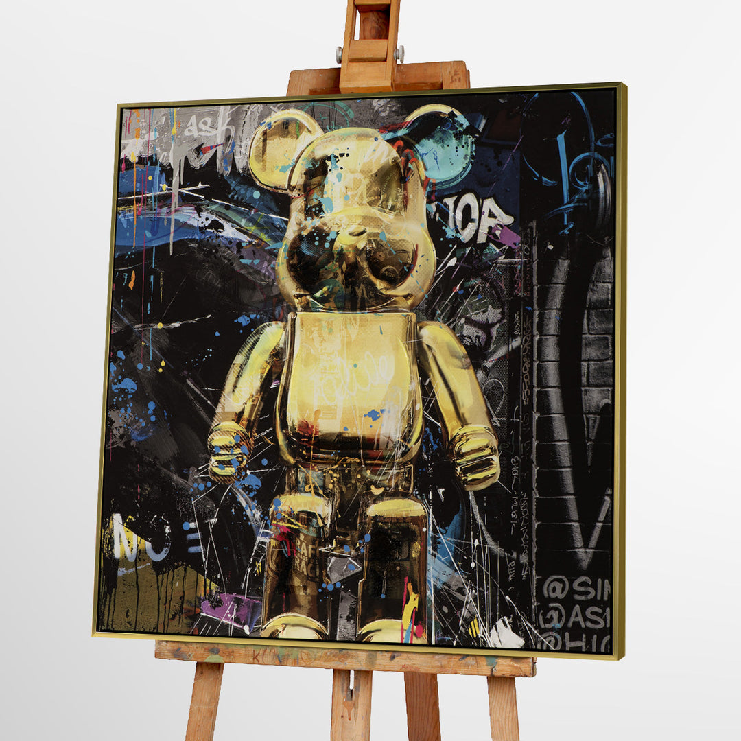 It is a golden bear