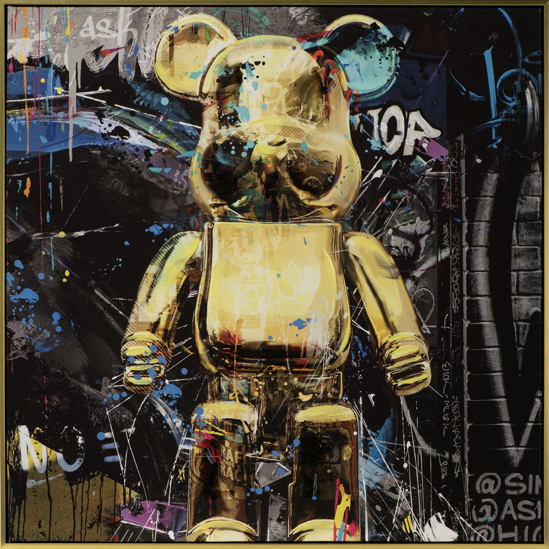 It is a golden bear