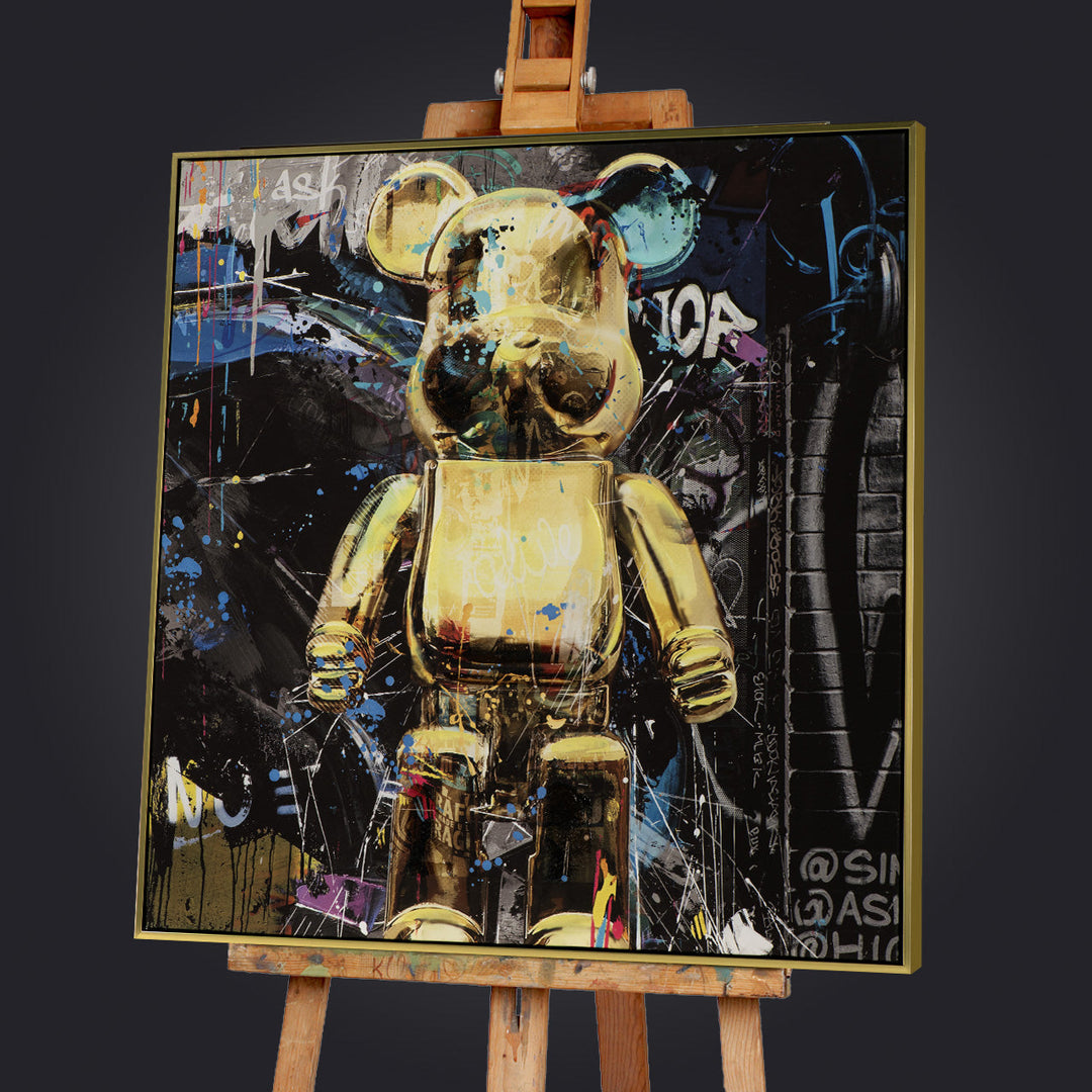 It is a golden bear