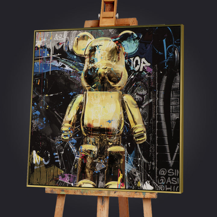 It is a golden bear