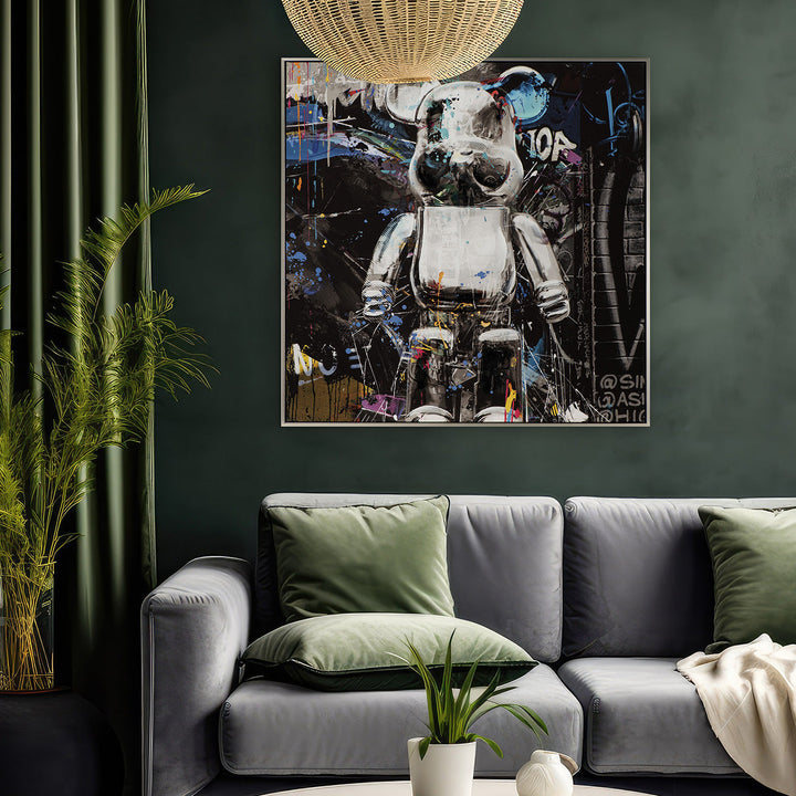 It is a silver bear