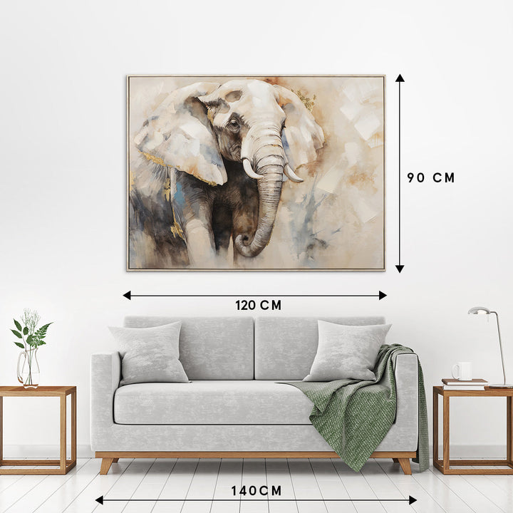 Grey coloured Elephant