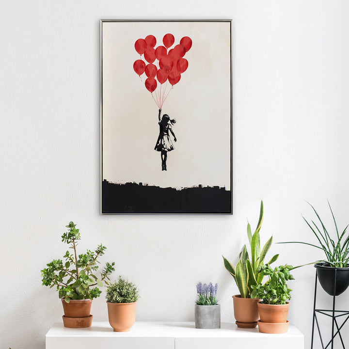 Flying Ballon Girl