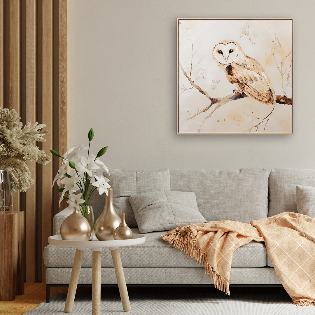 Natural Barn Owl