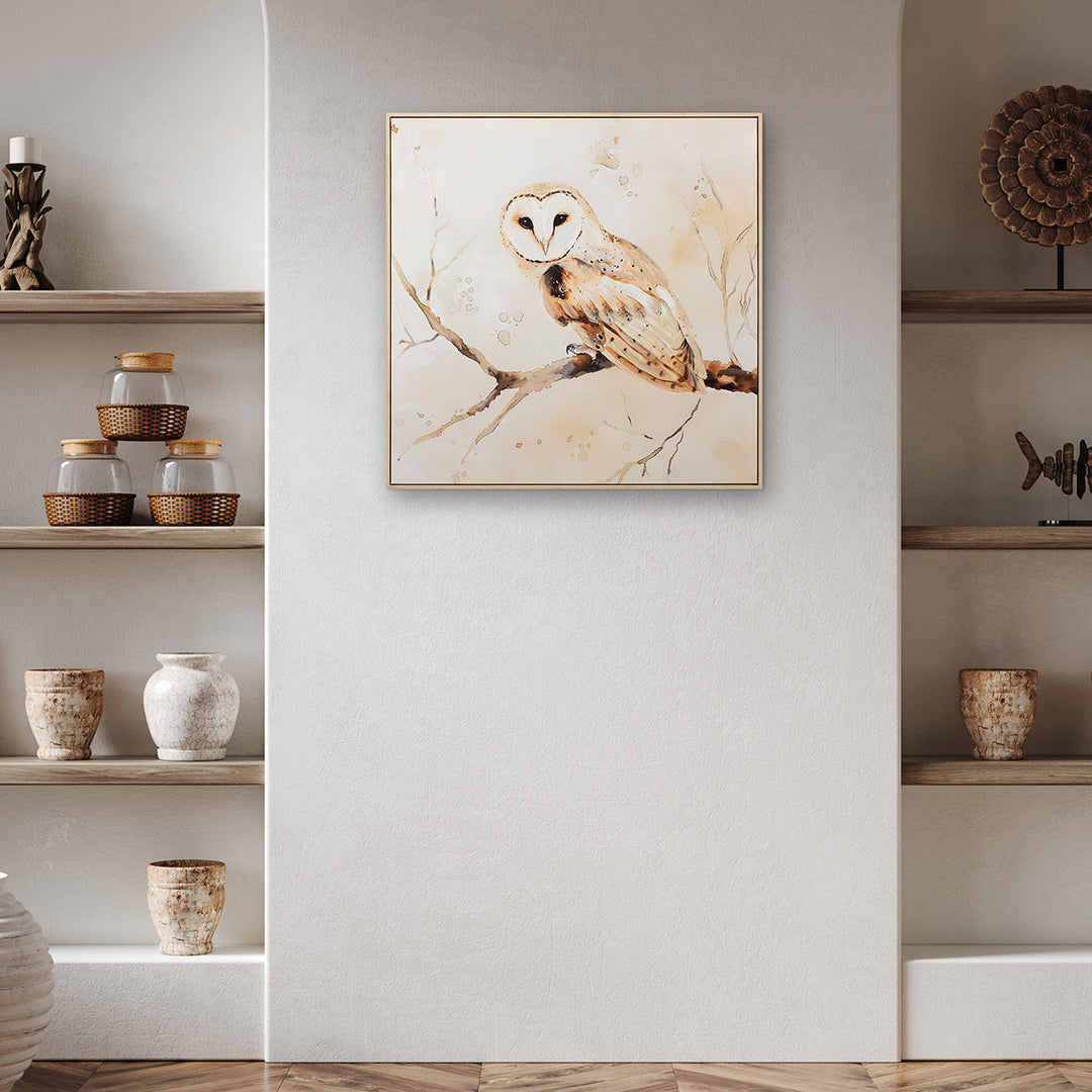 Natural Barn Owl