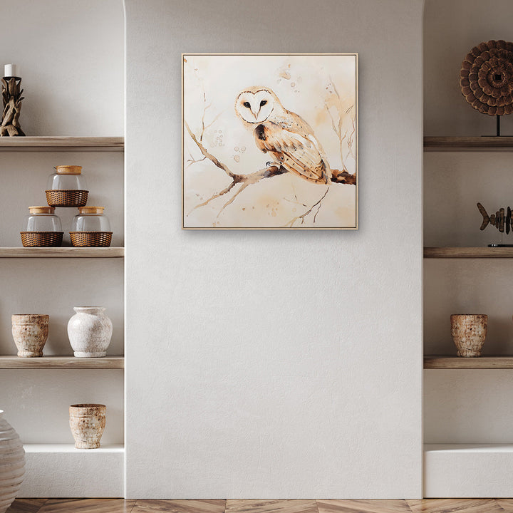 Natural Barn Owl