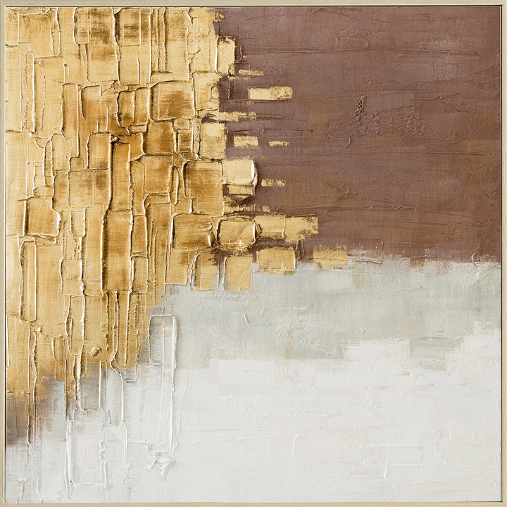 Flying Gold – Handgemaltes Acrylgemälde