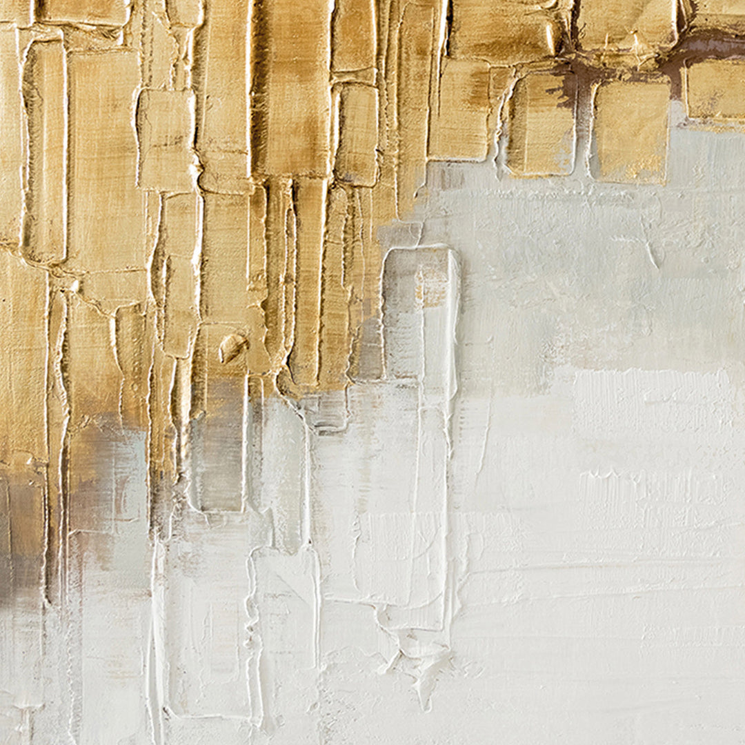 Flying Gold – Handgemaltes Acrylgemälde