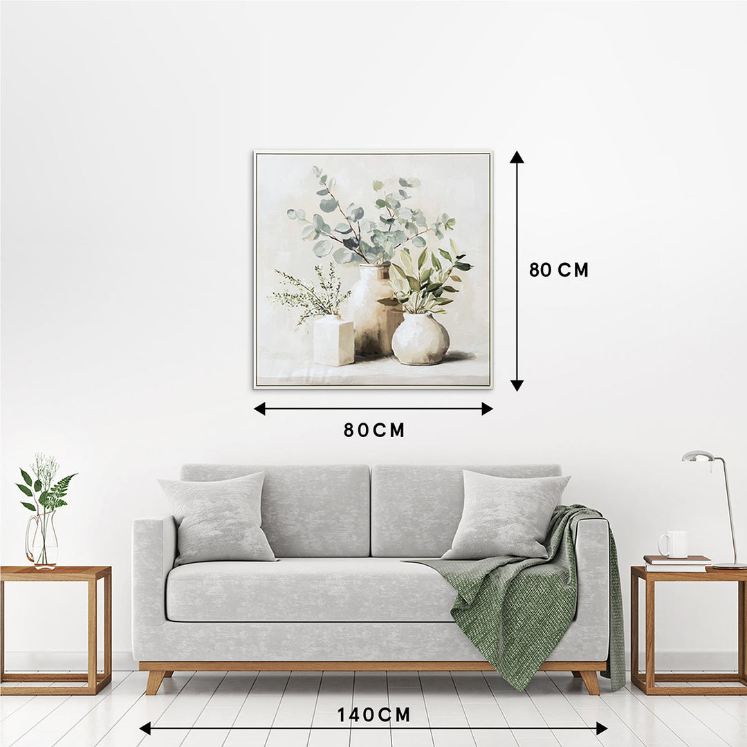 A Touch of Nature – Handveredelter Kunstdruck auf Leinwand