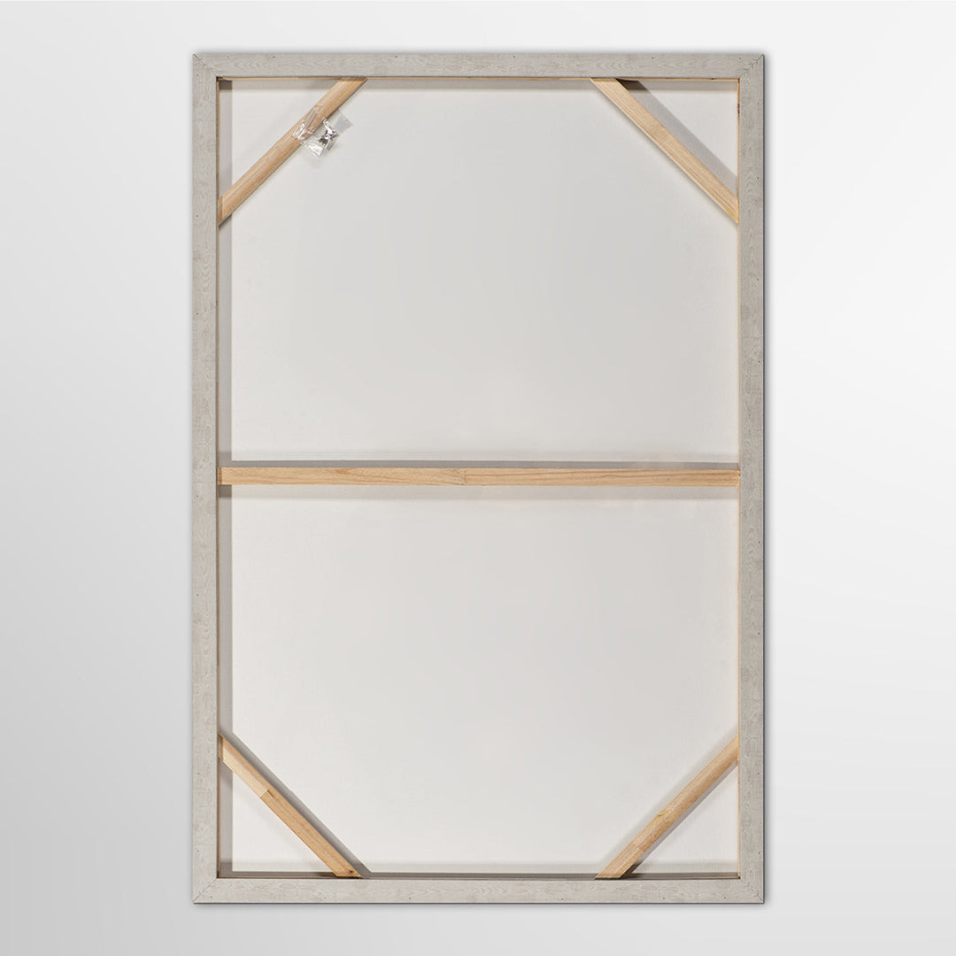 Natural Layers (80 x 120 cm) – Handveredelter Kunstdruck auf Leinwand