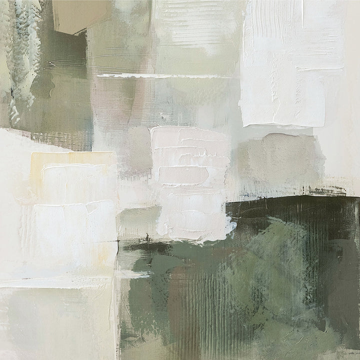 Natural Layers (80 x 120 cm) – Handveredelter Kunstdruck auf Leinwand