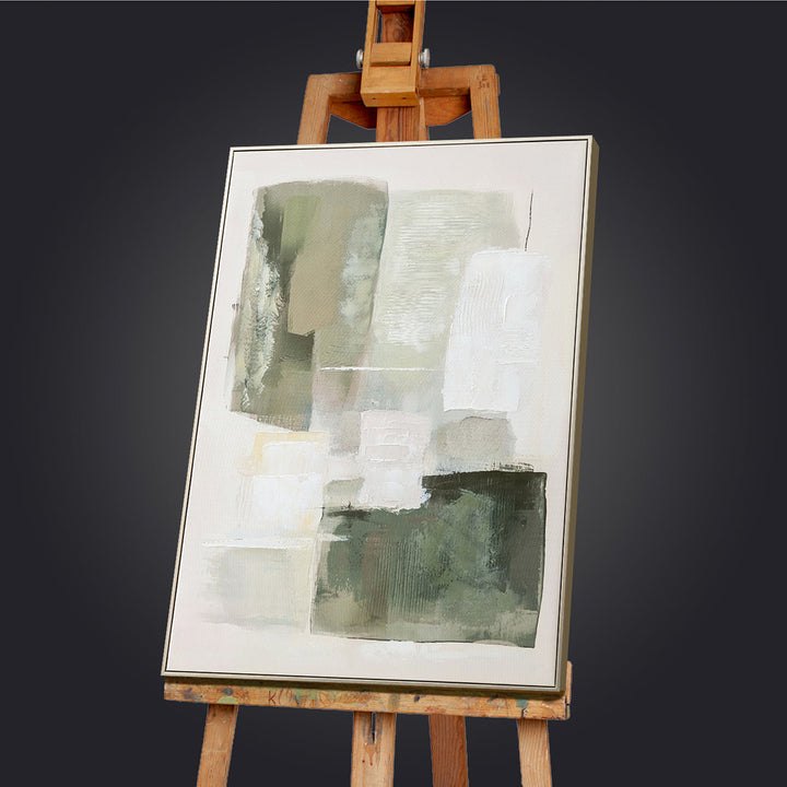 Natural Layers (80 x 120 cm) – Handveredelter Kunstdruck auf Leinwand