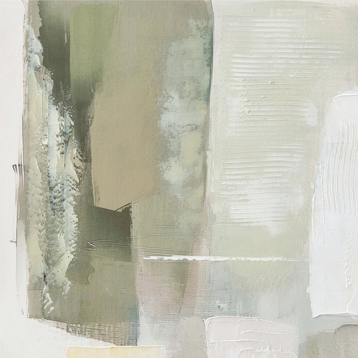 Natural Layers (80 x 120 cm) – Handveredelter Kunstdruck auf Leinwand