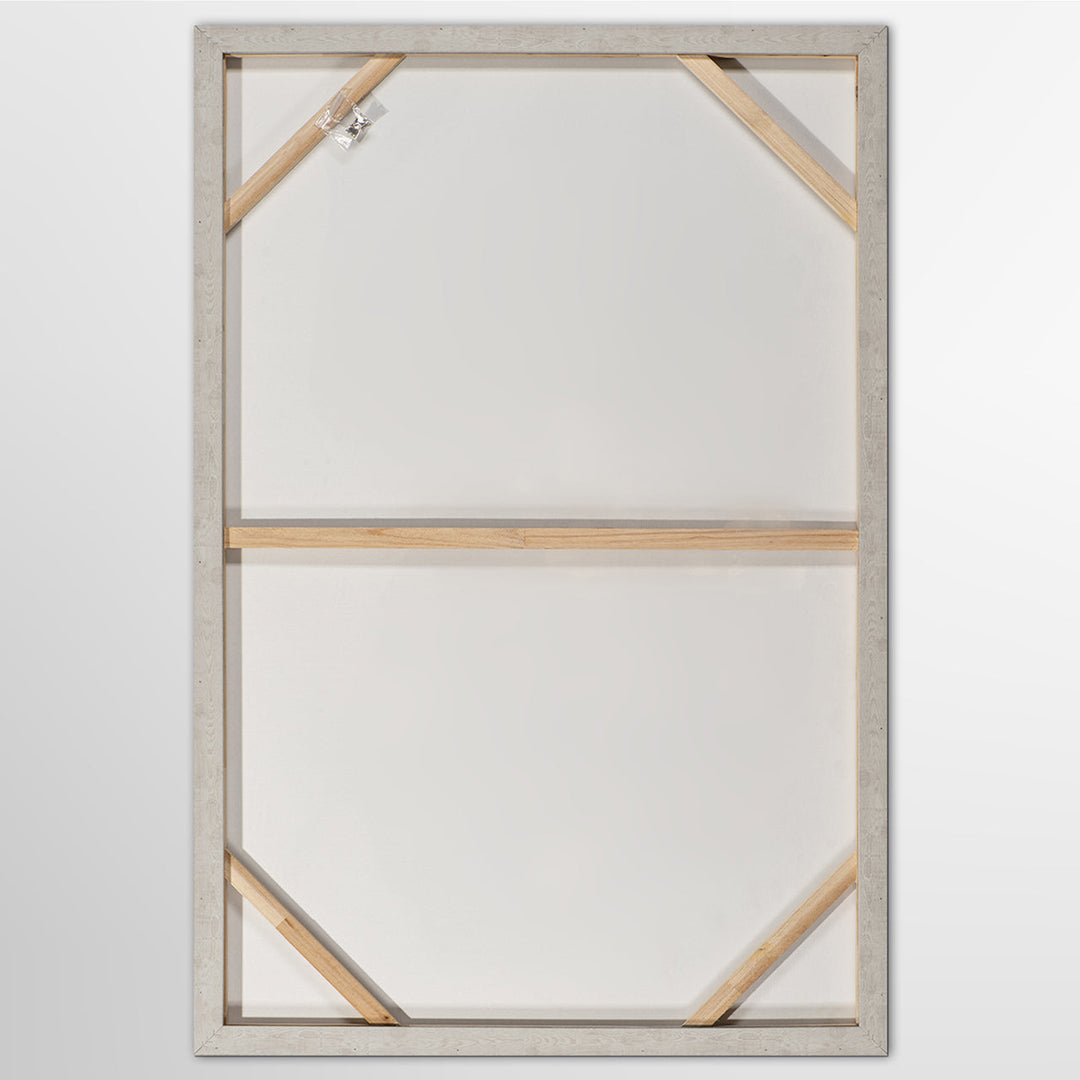 Natural Layers (80 x 120 cm) – Handveredelter Kunstdruck auf Leinwand