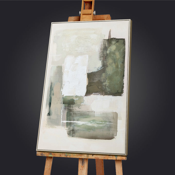 Natural Layers (80 x 120 cm) – Handveredelter Kunstdruck auf Leinwand