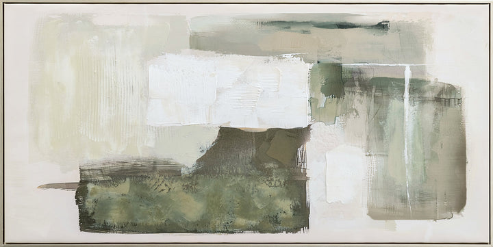 Echoes of Earth – Handveredelter Kunstdruck auf Leinwand